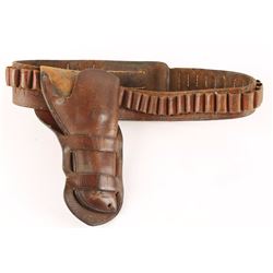 Antique Double Loop Western Holster Rig