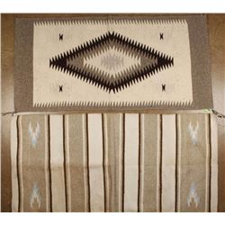 Two Mexican Double Saddle Blankets