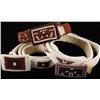 Image 1 : Lot of 4 Fully Beaded Native American Belts