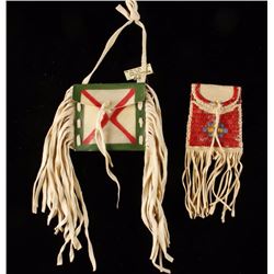 Collection of 2 Native American Possibles Bags