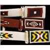 Image 2 : Lot of 3 Fully Beaded Native American Belts