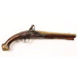 18th Century Continental Flintlock Pistol