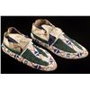 Image 2 : Beautiful Pair of Crow Beaded Moccasins