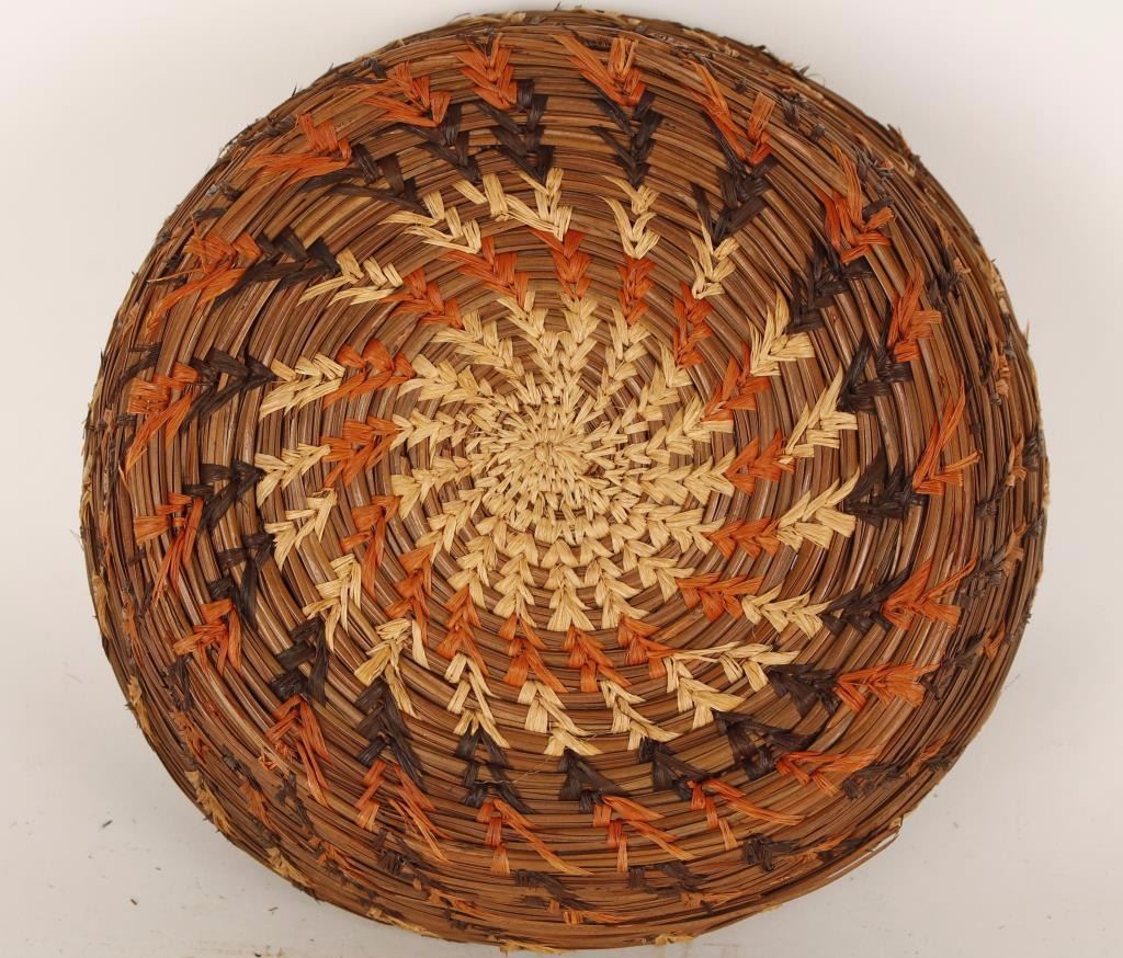 Northern Plains Indian Woven Basket