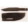Image 1 : Primitive Bowie Knife & Scabbard