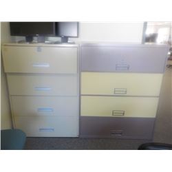 2PC 4DWR LATERAL FILE CABINETS