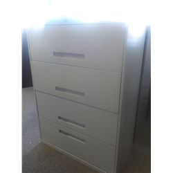 36" GREY 4DWR LAT FILE CABINET