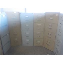 4PC 4DWR VERTICAL FILE CABINETS
