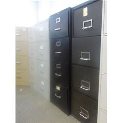 4PC 4DWR VERTICAL FILE CABINETS