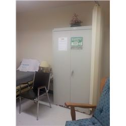 1ST AID 2DOOR CABINET & CONTENTS