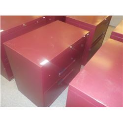 2DR LATERAL FILE CABINET MAROON
