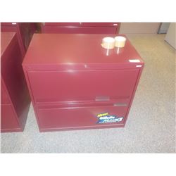 2DR LATERAL FILE CABINET MAROON