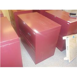 2DR LATERAL FILE CABINET MAROON