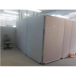 QTY 16PC CUBICLE WALL PANELS