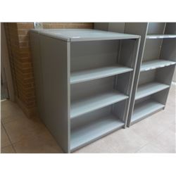 3PC GREY BOOK CASES (RND EDGE 4'