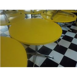 36" ROUND TABLE YELLOW TOP