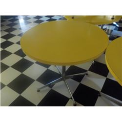 36" ROUND TABLE YELLOW TOP