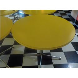36" ROUND TABLE YELLOW TOP