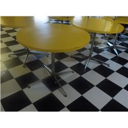 36" ROUND TABLE YELLOW TOP
