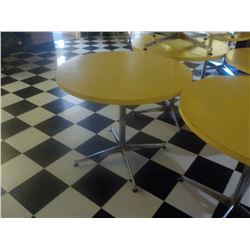36" ROUND TABLE YELLOW TOP