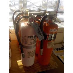 QTY 6 FIRE EXTINGUISHERS