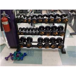 VISION DUMBELL RACK WITH WEIGHTS