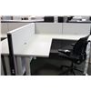 Image 2 : STEELCASE ANSWER BEIGE 12' X 6' 2 PERSON WORKSTATION