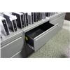 Image 2 : HAWORTH PREMISE CHARCOAL 2 DRAWER LATERAL FILE CABINET