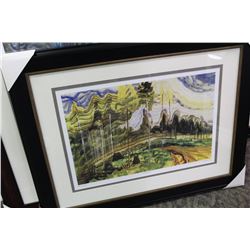 EMILY CARR,  LANGFORD, BC  FRAMED LIMITED EDITION PRINT, 102/950