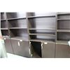 Image 3 : EBONY 6' DOUBLE DOOR BOOK CASE