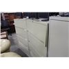 Image 2 : BEIGE 4 DRAWER LATERAL FILE CABINET