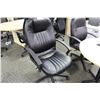 Image 2 : BLACK LEATHER HIGH BACK EXECUTIVE CHAIR