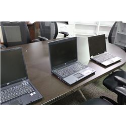 LOT OF 3 HP NOTEBOOK COMPUTERS (NO POWER, NO H.D.)