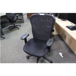 BLACK MESH-BACK TASK CHAIR