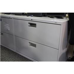 GREY 2 DR LATERAL FILE CABINET