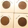 Image 2 : 1916P VF, 16D VF, 16S G, & 17P VF Lincoln Cents. Red Book Value $16.00.