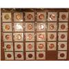 Image 1 : (29) 1954-55S Lincoln Cents. All Red Unc to Gem BU.  Priced in 1 1/2" x 1 1/2" flips and plastic pag