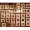 Image 2 : (29) 1954-55S Lincoln Cents. All Red Unc to Gem BU.  Priced in 1 1/2" x 1 1/2" flips and plastic pag