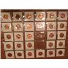 Image 1 : (28) 1969D-71 Lincoln Cents. All Red Unc to Gem BU.  Priced in 1 1/2" x 1 1/2" flips and plastic pag