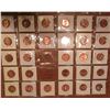 Image 2 : (28) 1969D-71 Lincoln Cents. All Red Unc to Gem BU.  Priced in 1 1/2" x 1 1/2" flips and plastic pag