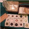 Image 1 : Lucite Holder for Olympic Medals (new in box); Group of U of I Pharmaceutical labels; (3) Shaw Aircr