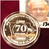 Image 2 : 1938 2008 70 Years INA Convention Ottumwa October 11 & 12m 2008 One Ounce Proof .999 Fine Silver Med