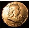 Image 1 : 1949 D Franklin Half-Dollar. Unc.