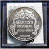 Image 2 : "Marilyn Monroe 1926-1962 Limited Edition One Troy Oz. .999FS.