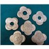 Image 1 : (7 pcs.) “Curley's Newhall, Iowa” Good For Tokens. Three are hole canceled.