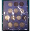 Image 2 : Partial Set 1892-1903 S Barber Half Dollars in a blue Whitman folder. Missing only the 1892 O, 92 S,