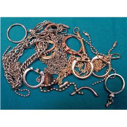 Group of various chains, bezels, and etc.