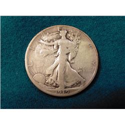 1919 S Walking Liberty Half Dollar. Good. Red Book value $20.00.