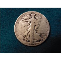 1919 P Walking Liberty Half Dollar. Good. Red Book value $25.00.