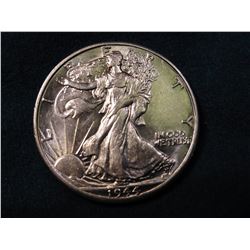 1944 D Walking Liberty Half Dollar. AU.